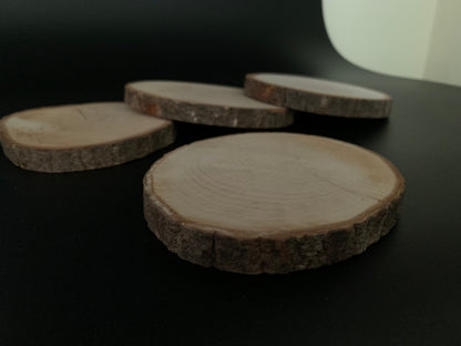 Custom engraved wood coasters